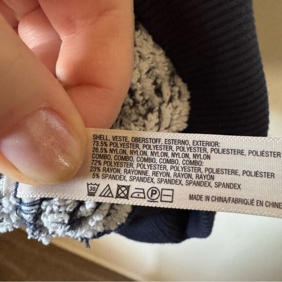 Anthropologie | Cozy Chevron Quarter Zip Pullover - Picture 4 of 6